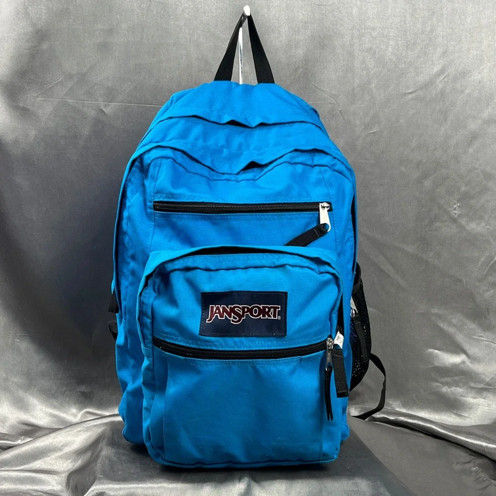JanSport Big Student Backpack Bright Blue JS00T15X School College Travel Bag